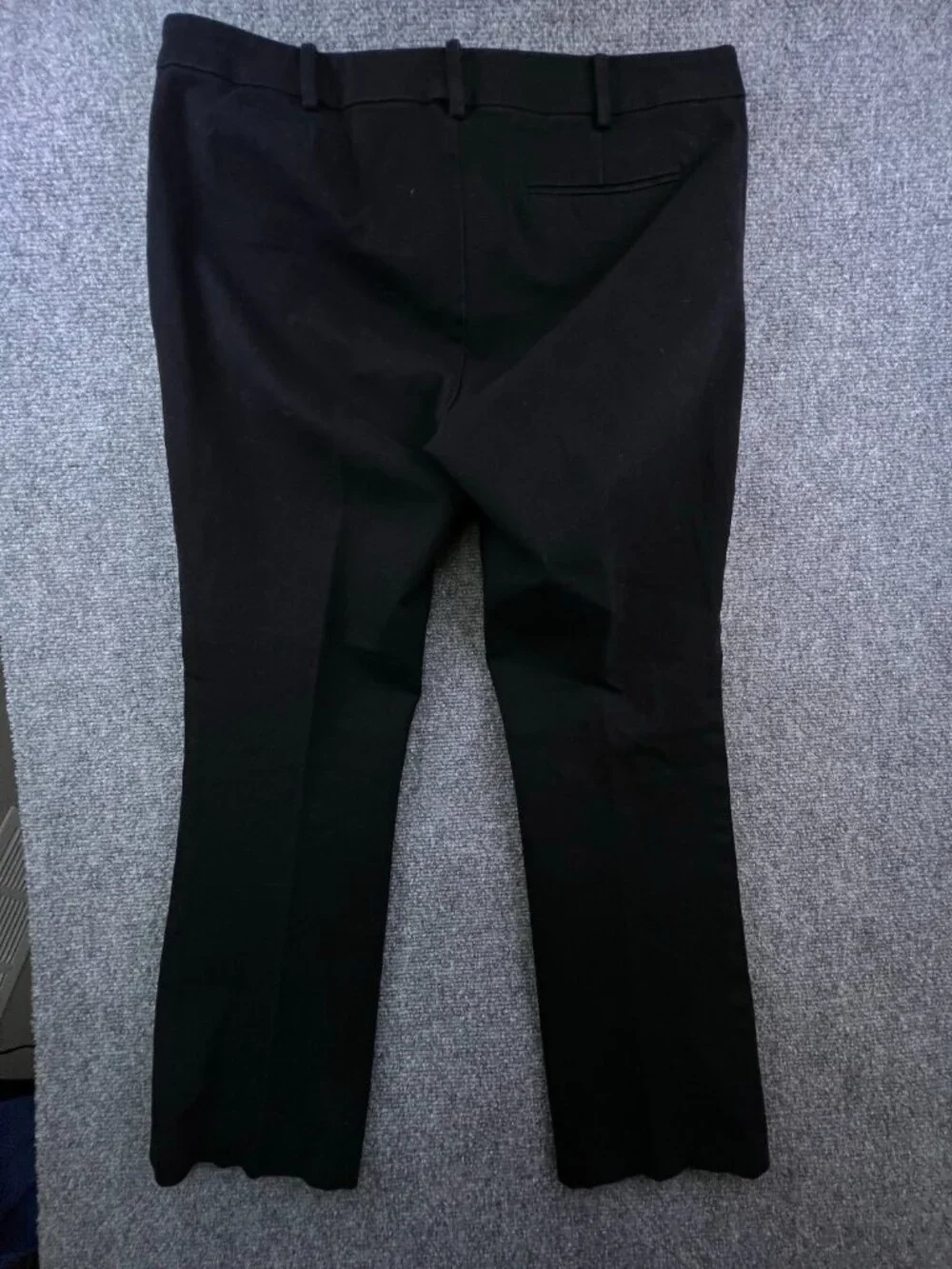 Lauren Ralph Lauren Pants Womens Size 12 Black Cotton Stretch Straight Cut Capri